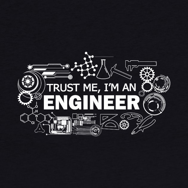 Funny gifts for engineers Trust Me Im an Engineer by AwesomePrintableArt